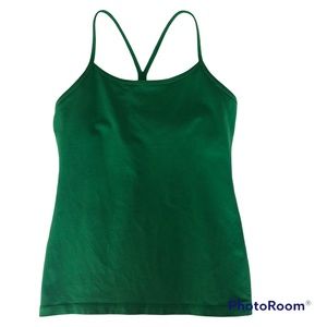 Lululemon Women's Power Y Tank Green Size 8
